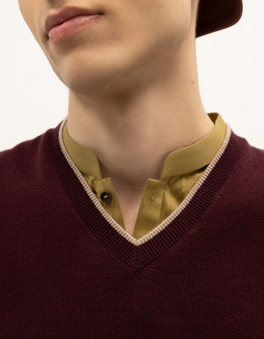 JJ-SWT-0039-SLEEVLESS V-NECK SWEATER - Image 4