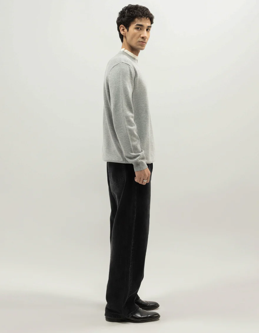JJ-SWT-0048-FULL SLEEVE SHORT MOCK SWEATER - Image 3