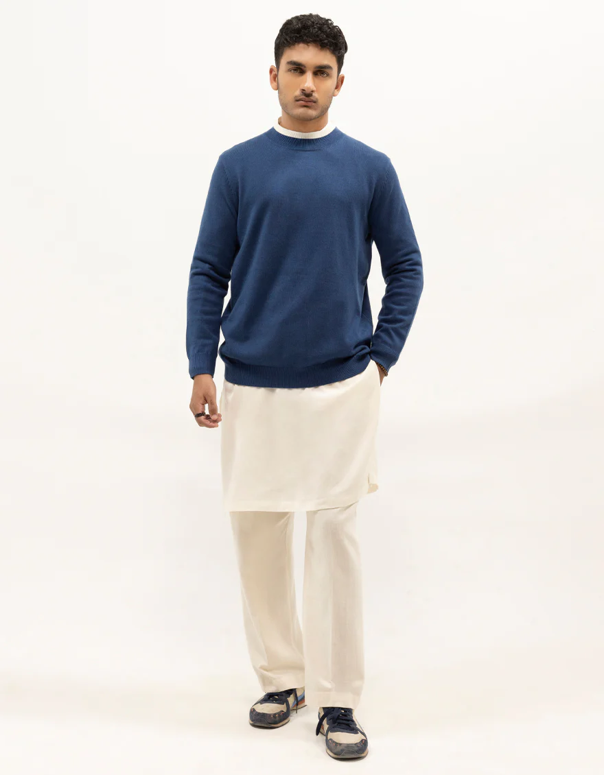 JJ-SWT-0049-FULL SLEEVE SHORT MOCK SWEATER - Image 3