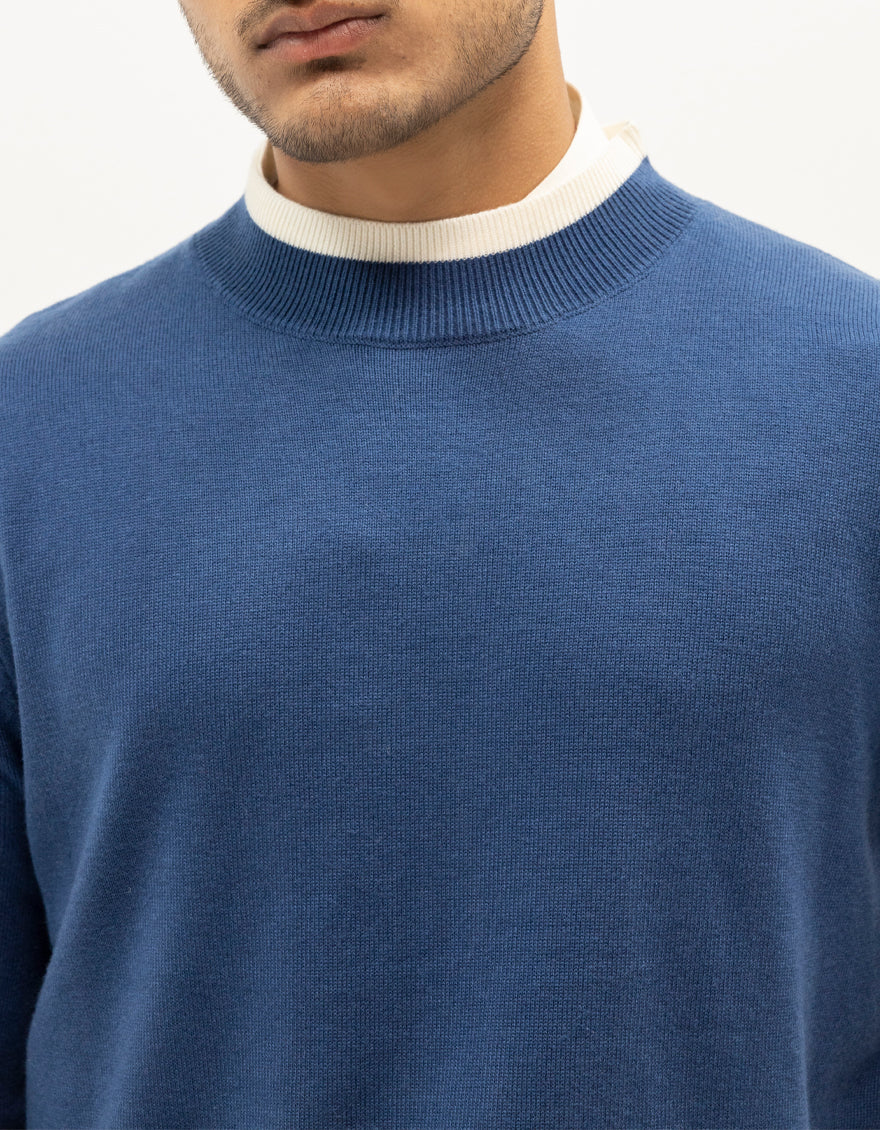 JJ-SWT-0049-FULL SLEEVE SHORT MOCK SWEATER - Image 5