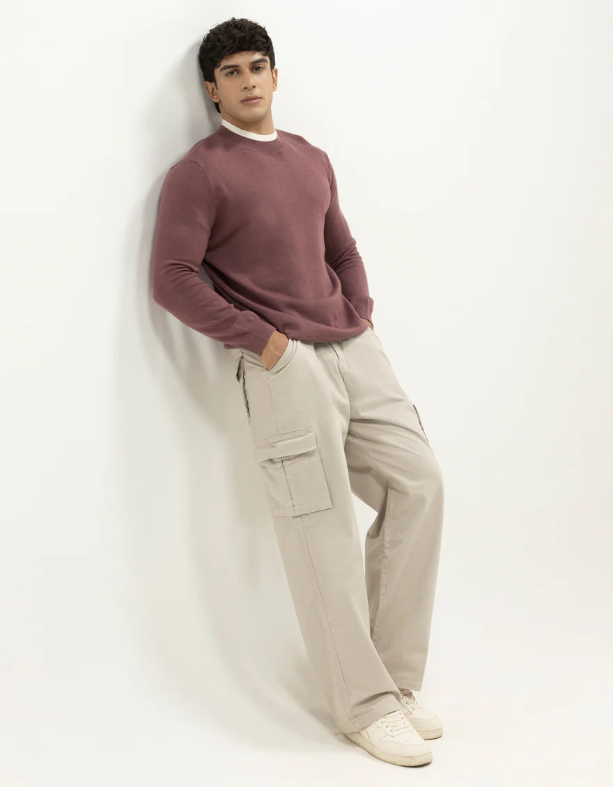 JJ-SWT-0050-FULL SLEEVE SHORT MOCK SWEATER - Image 4