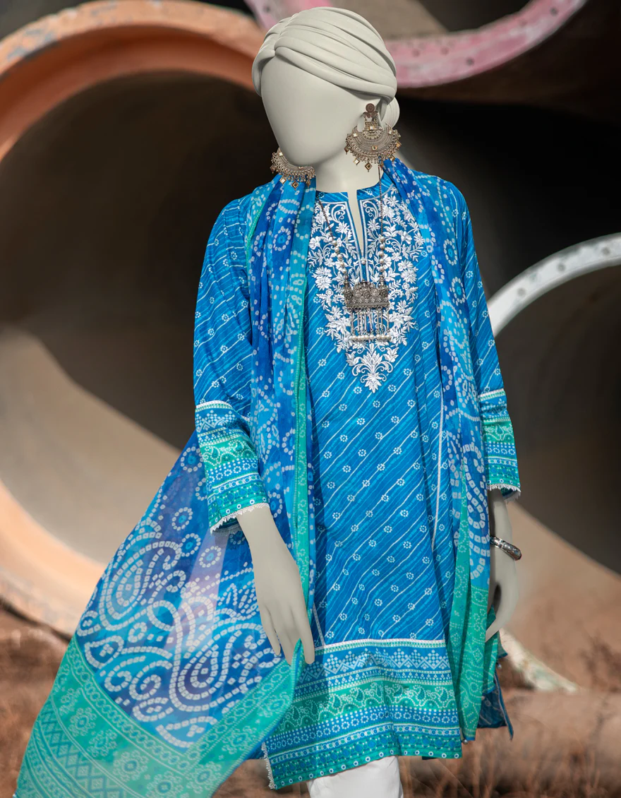 JLAWN-S-JDS-25-1001/S LEHRIA CHUNRI-01 - Image 2